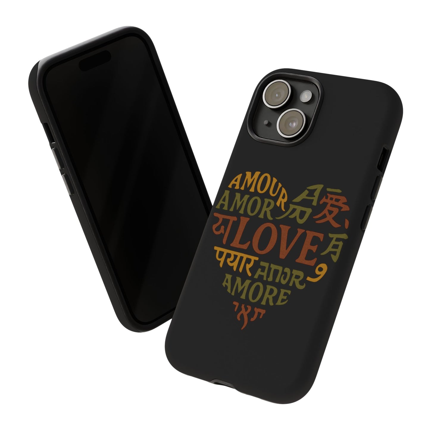 Phone Case — Multilingual 'Love' Heart Tough Case