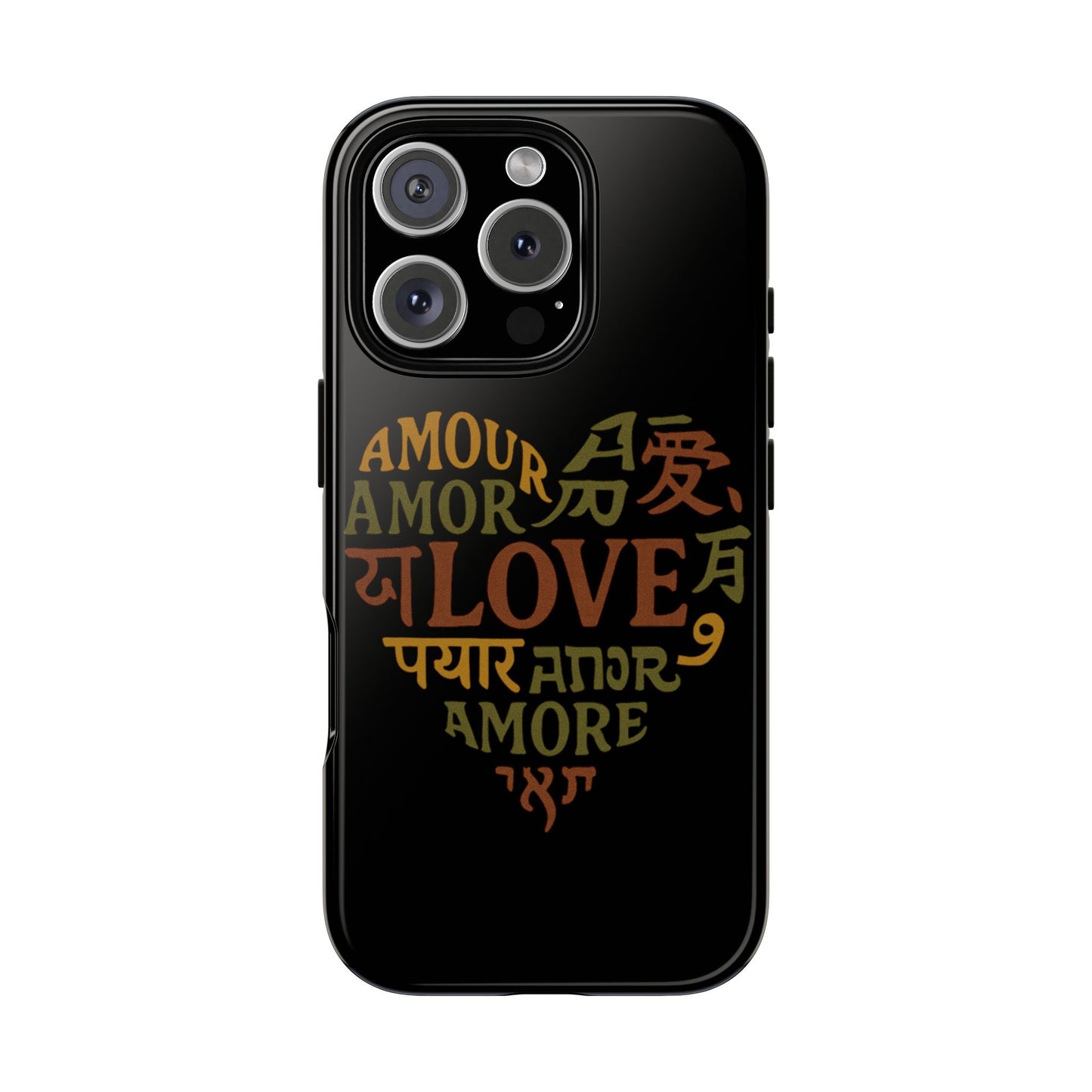 Phone Case — Multilingual 'Love' Heart Tough Case