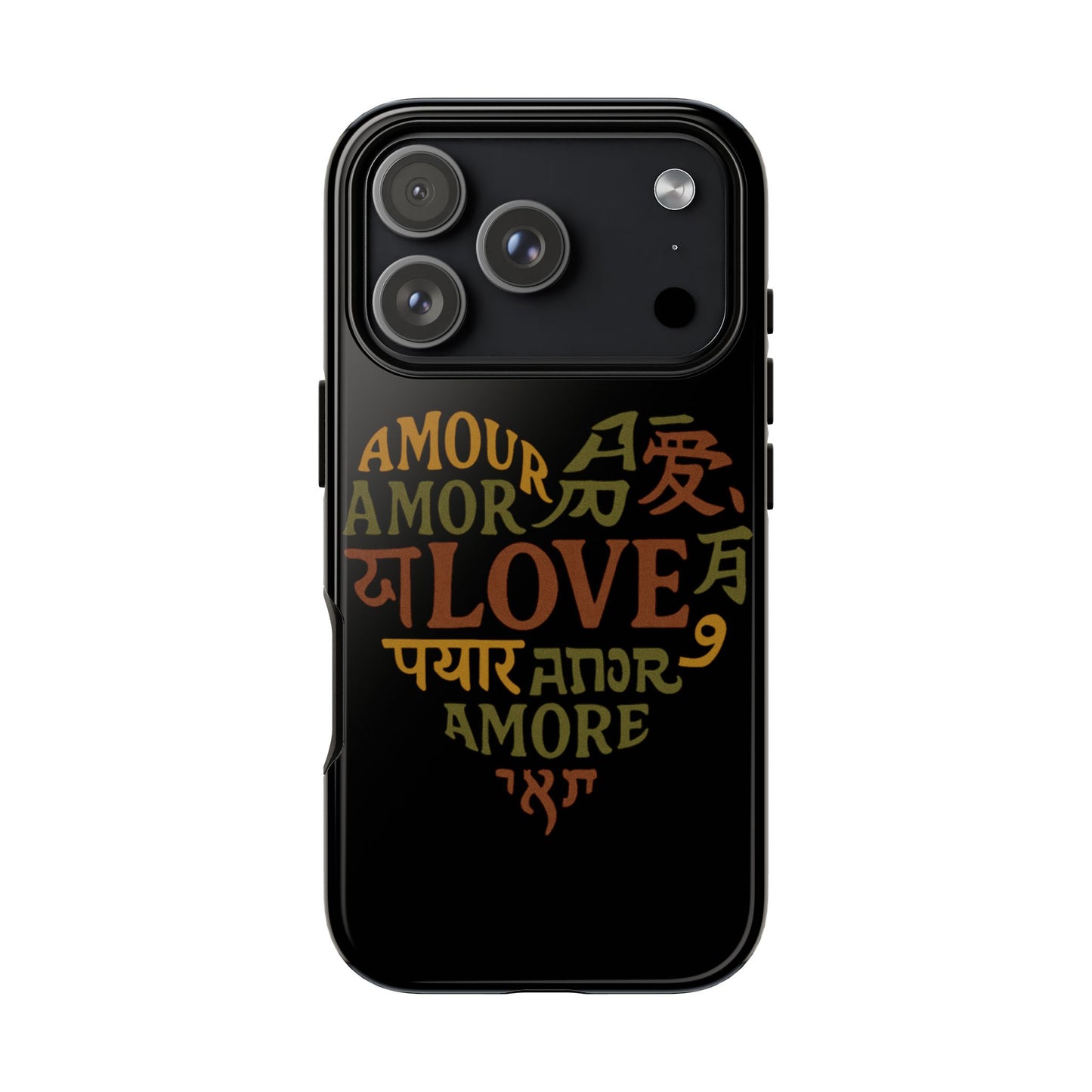 Phone Case — Multilingual 'Love' Heart Tough Case