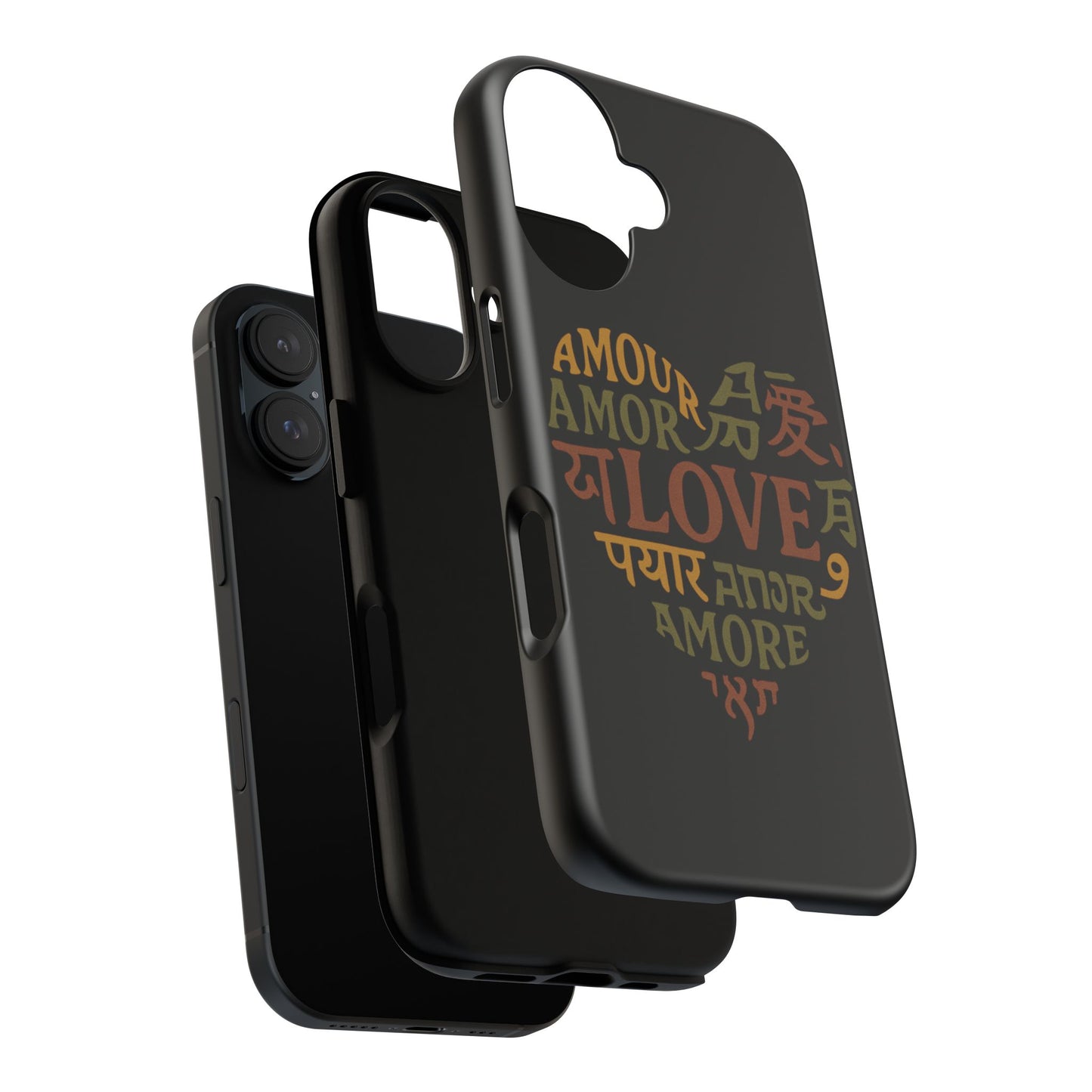 Phone Case — Multilingual 'Love' Heart Tough Case
