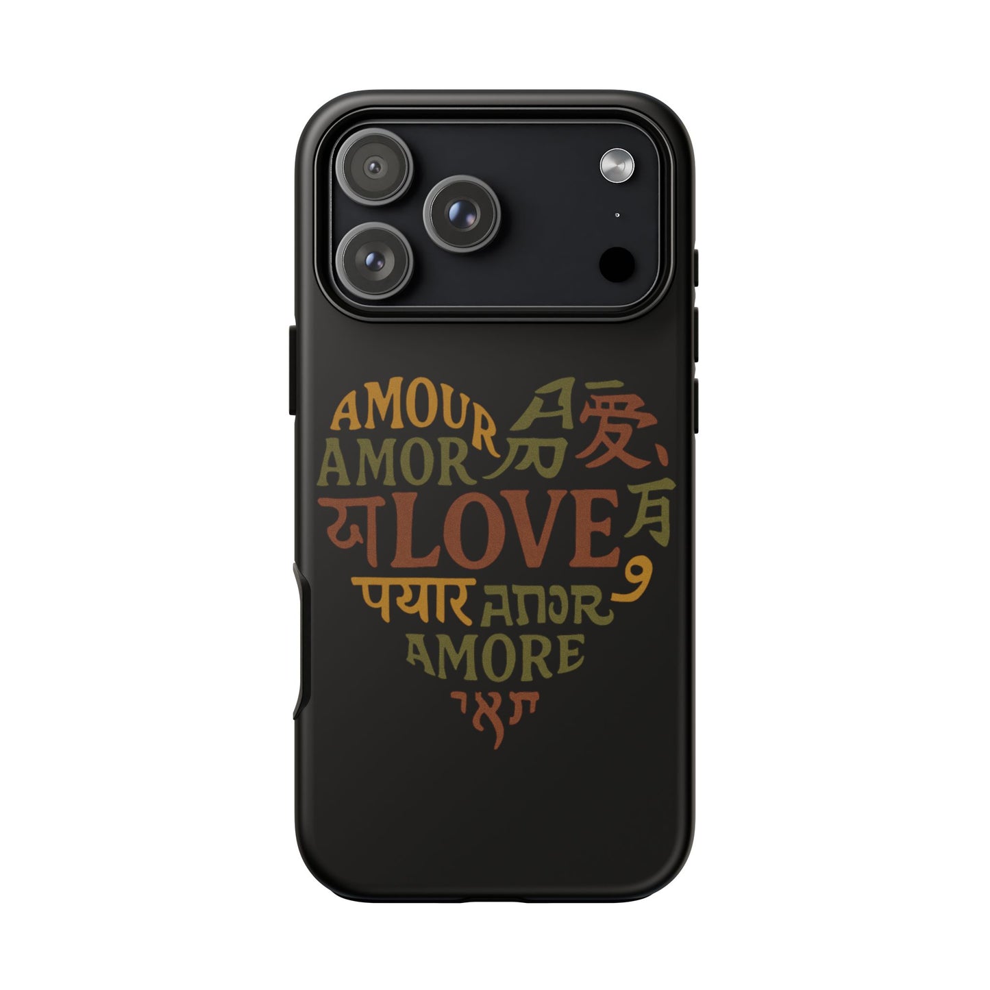 Phone Case — Multilingual 'Love' Heart Tough Case