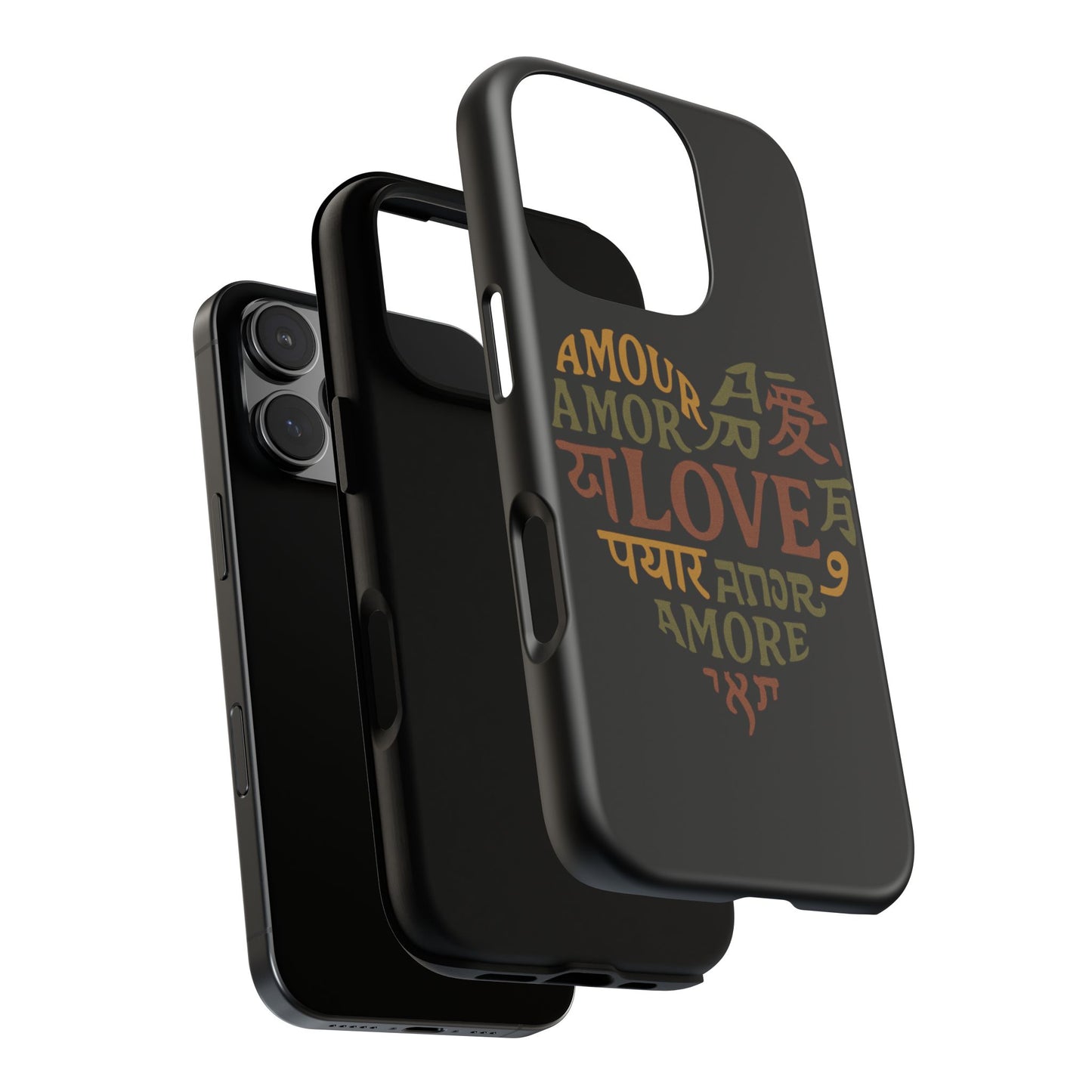 Phone Case — Multilingual 'Love' Heart Tough Case