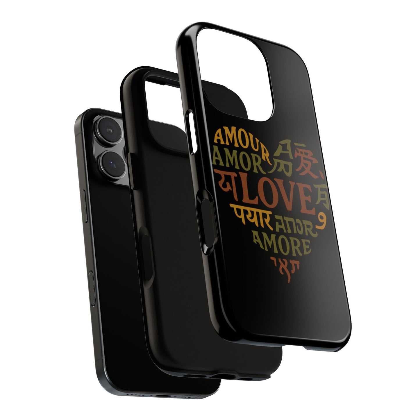 Phone Case — Multilingual 'Love' Heart Tough Case