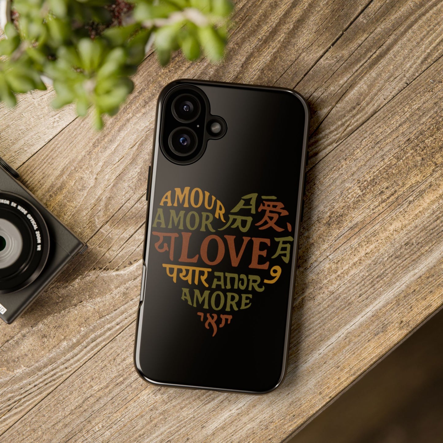 Phone Case — Multilingual 'Love' Heart Tough Case