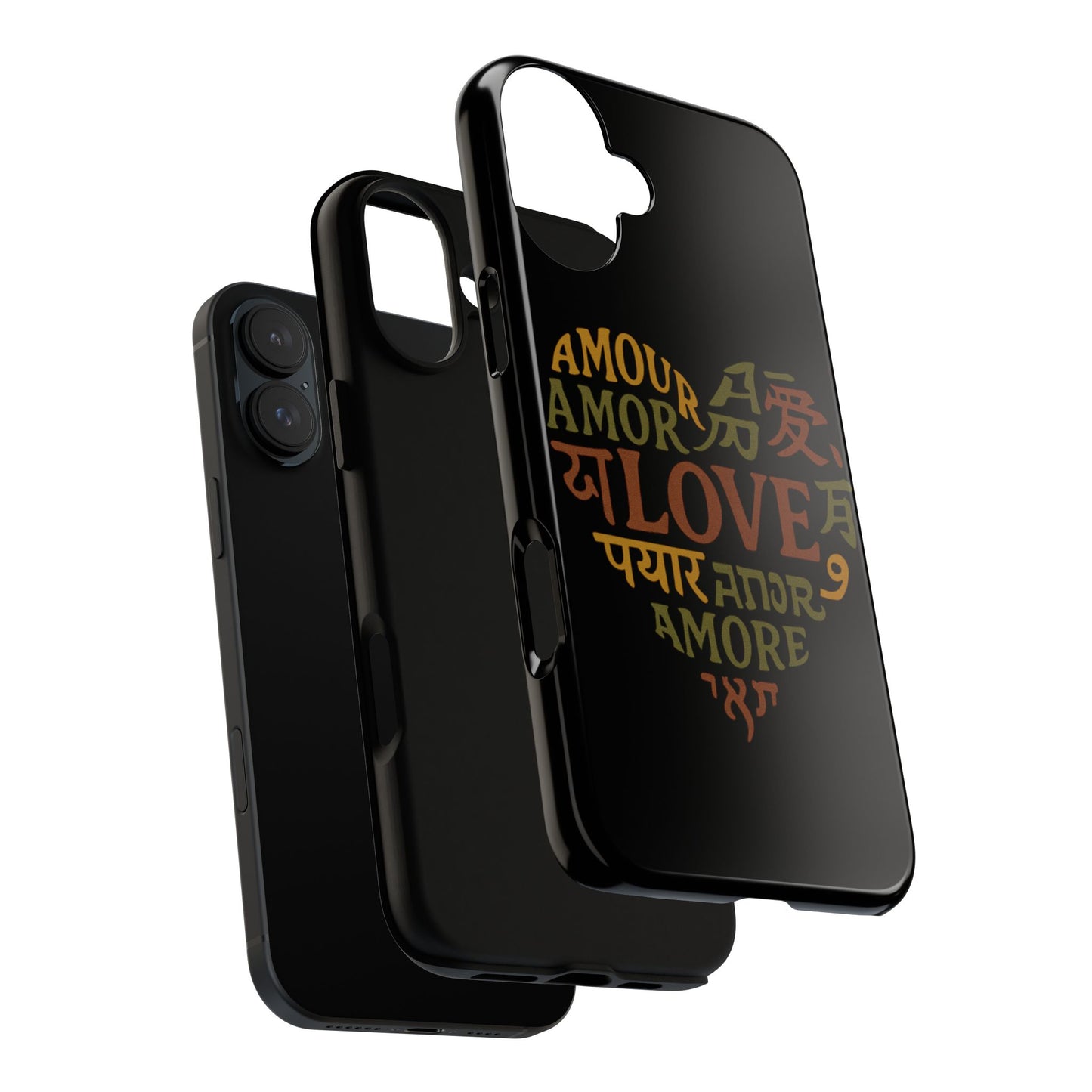 Phone Case — Multilingual 'Love' Heart Tough Case