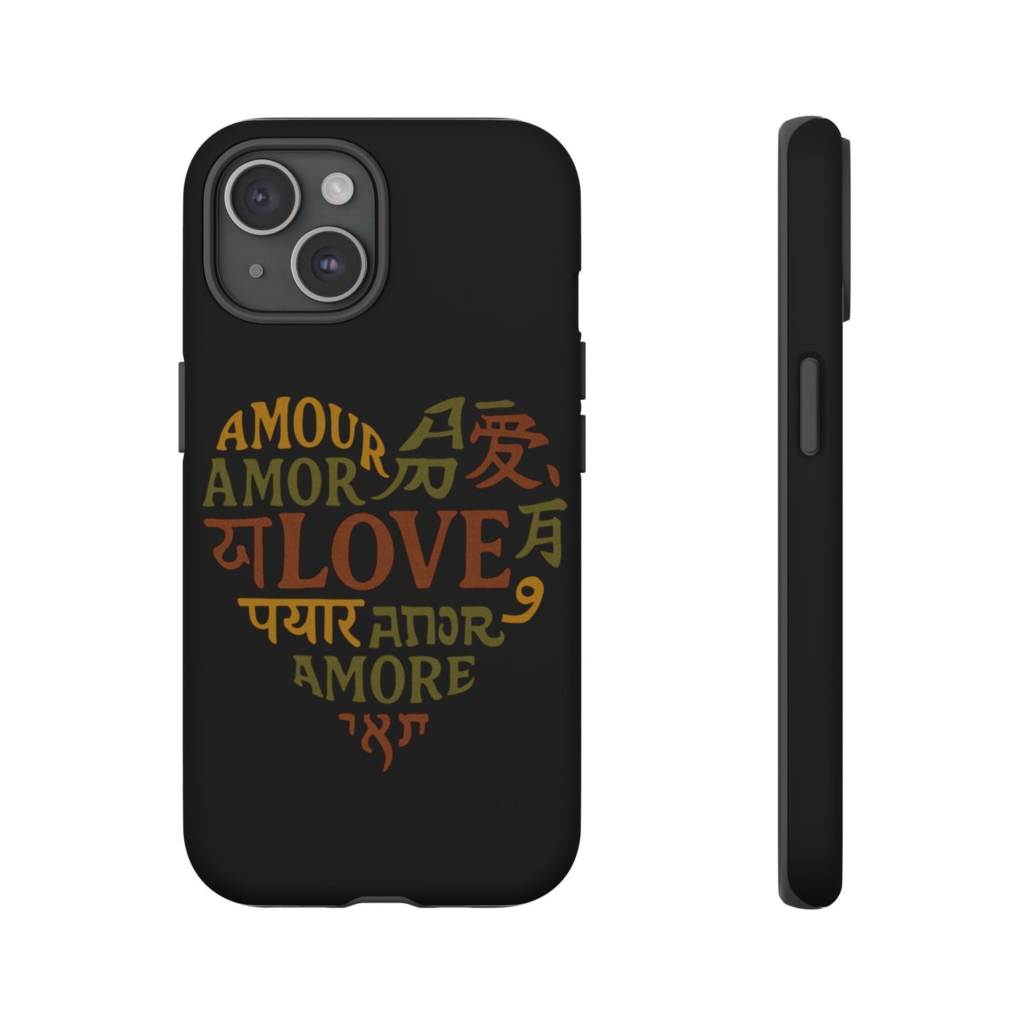 Phone Case — Multilingual 'Love' Heart Tough Case