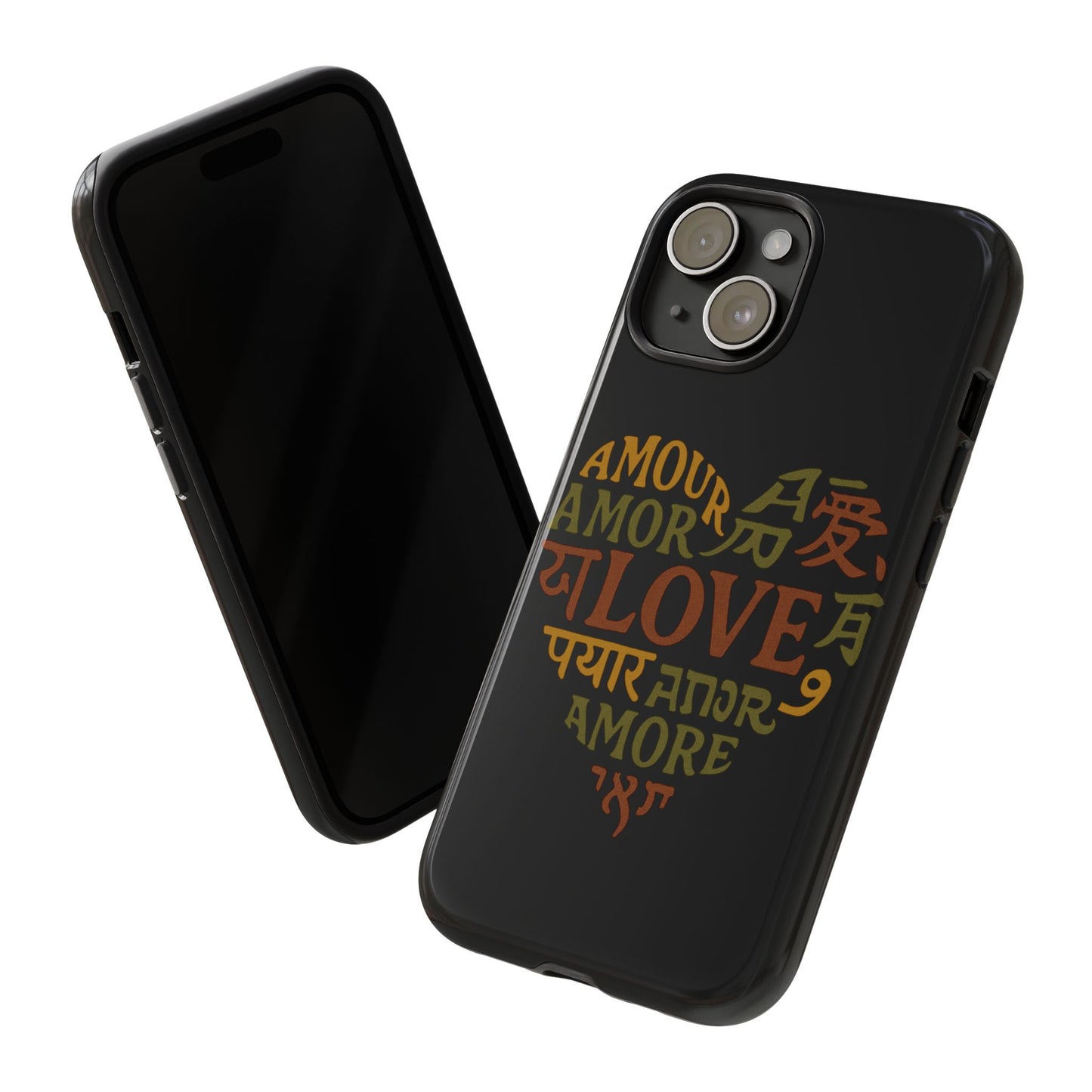 Phone Case — Multilingual 'Love' Heart Tough Case