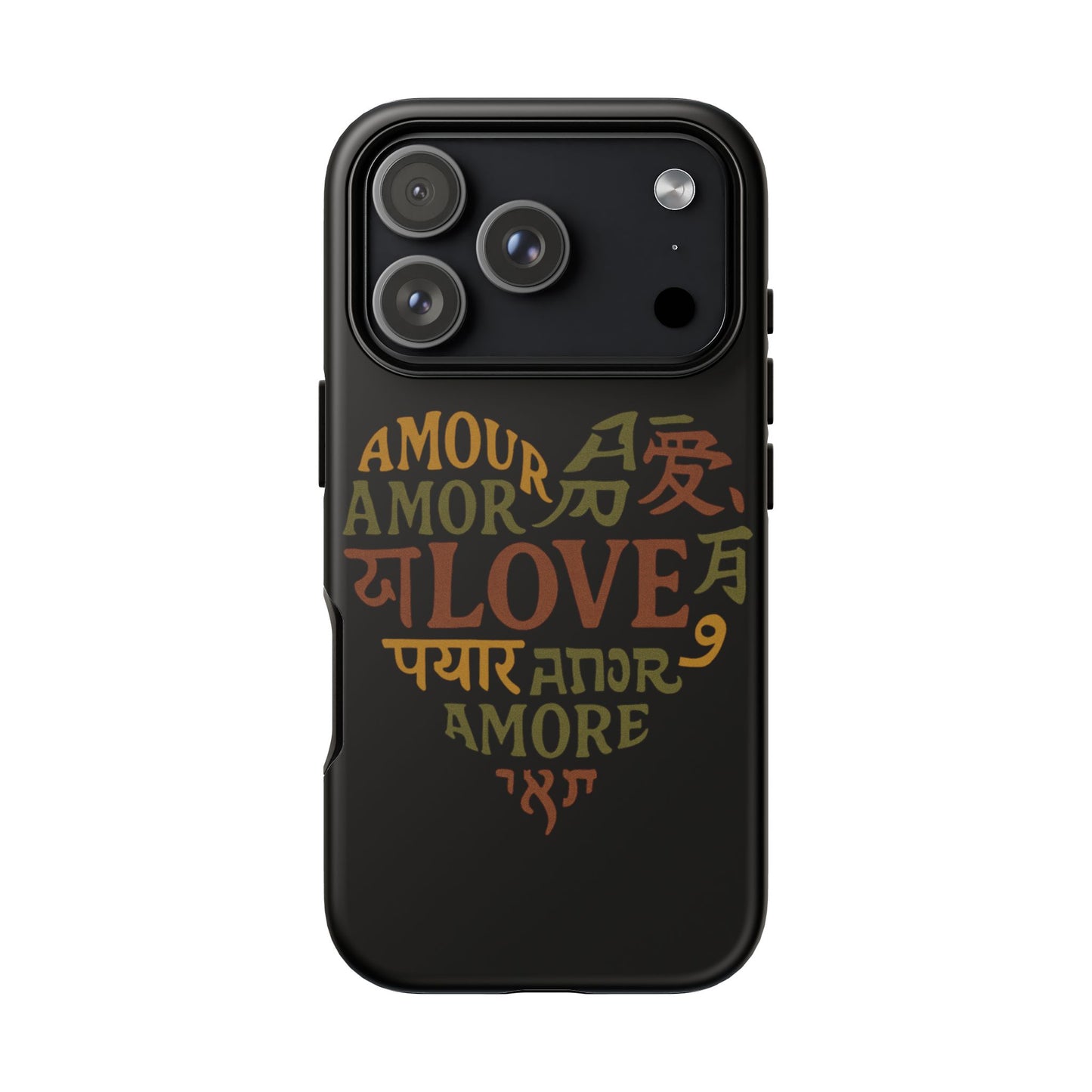 Phone Case — Multilingual 'Love' Heart Tough Case