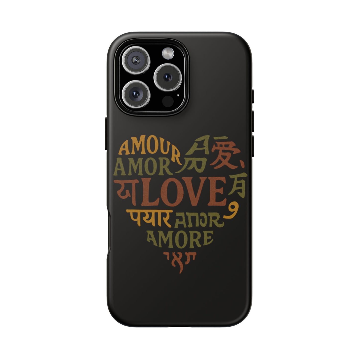 Phone Case — Multilingual 'Love' Heart Tough Case