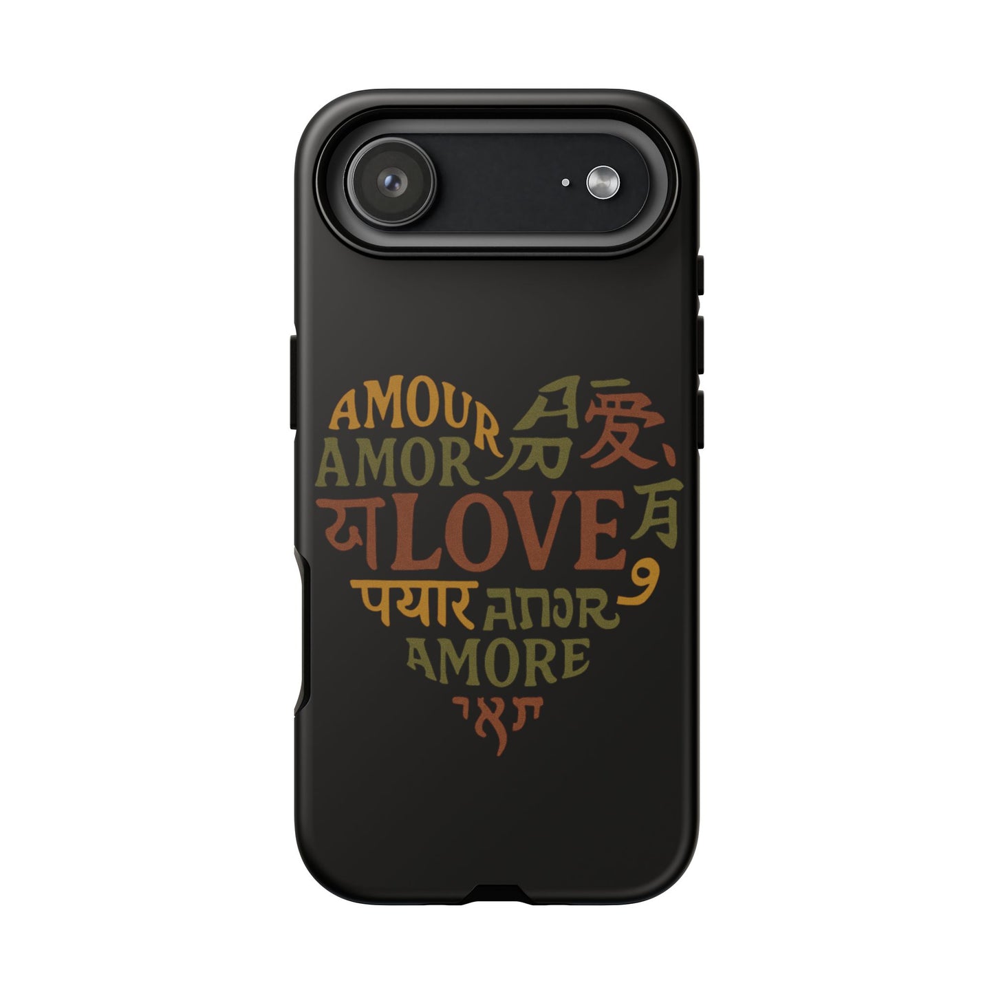Phone Case — Multilingual 'Love' Heart Tough Case