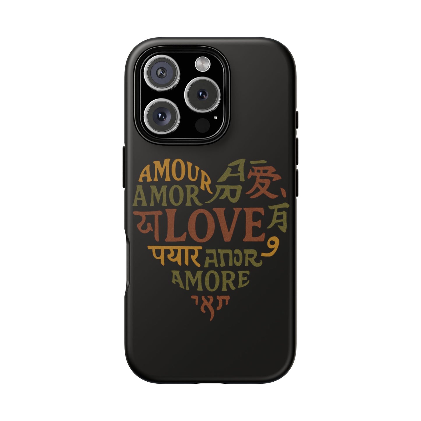 Phone Case — Multilingual 'Love' Heart Tough Case