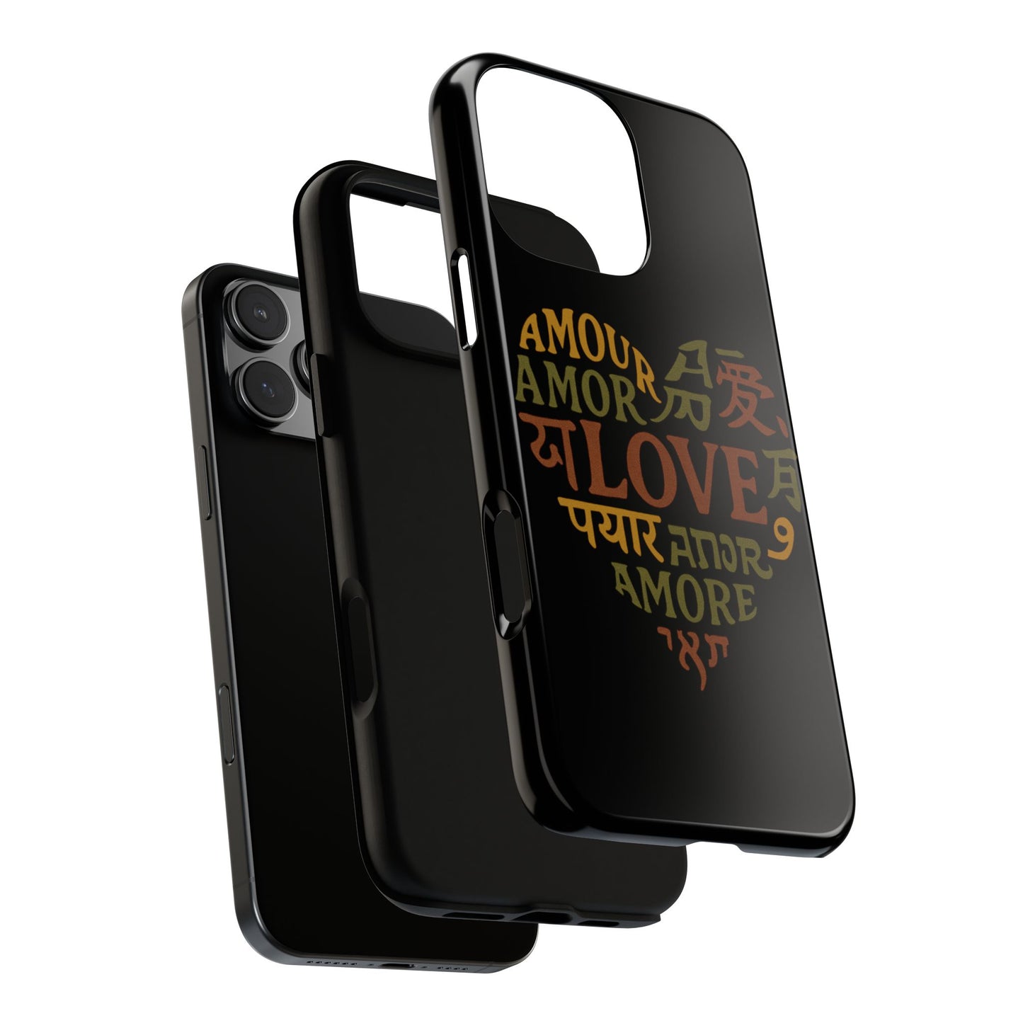 Phone Case — Multilingual 'Love' Heart Tough Case