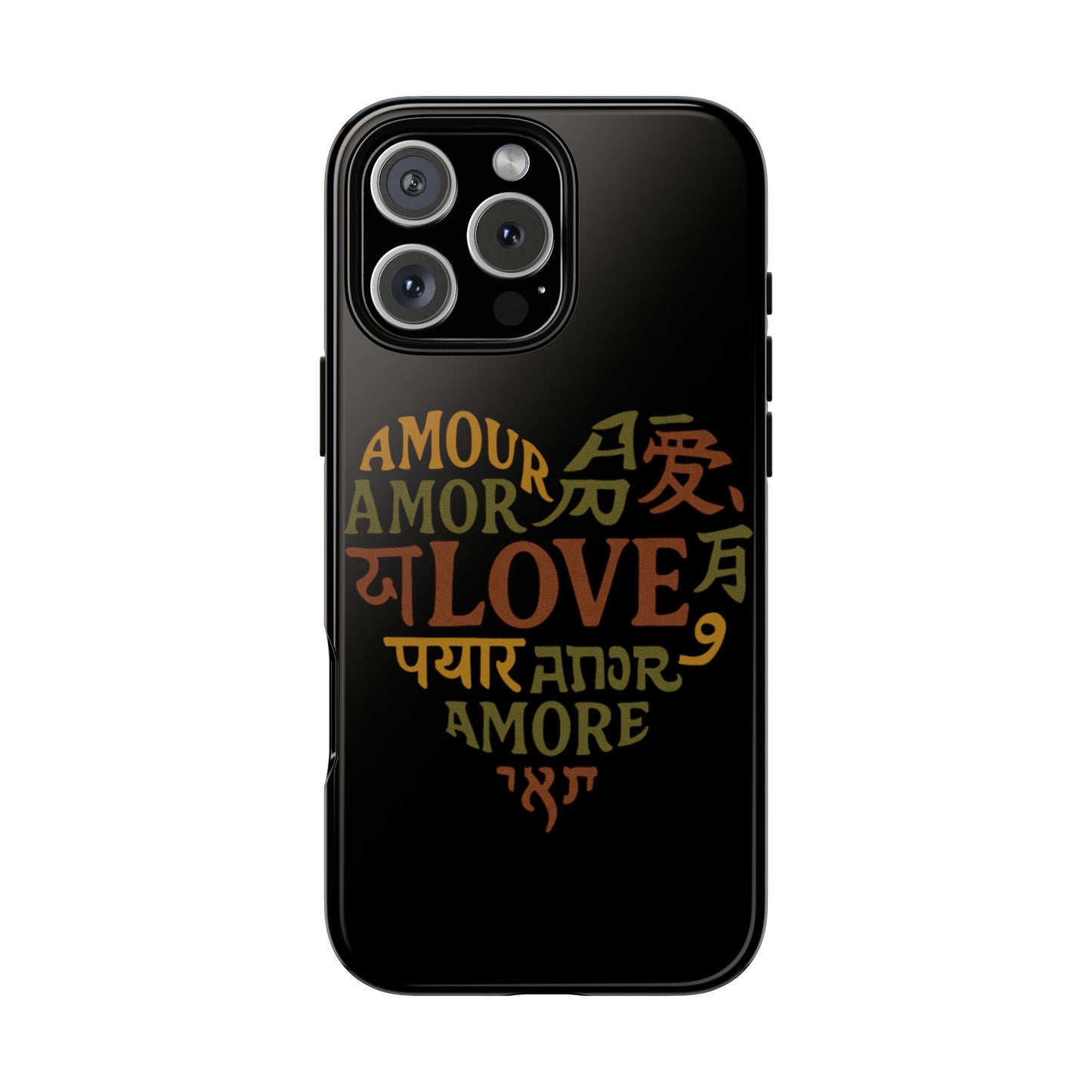 Phone Case — Multilingual 'Love' Heart Tough Case