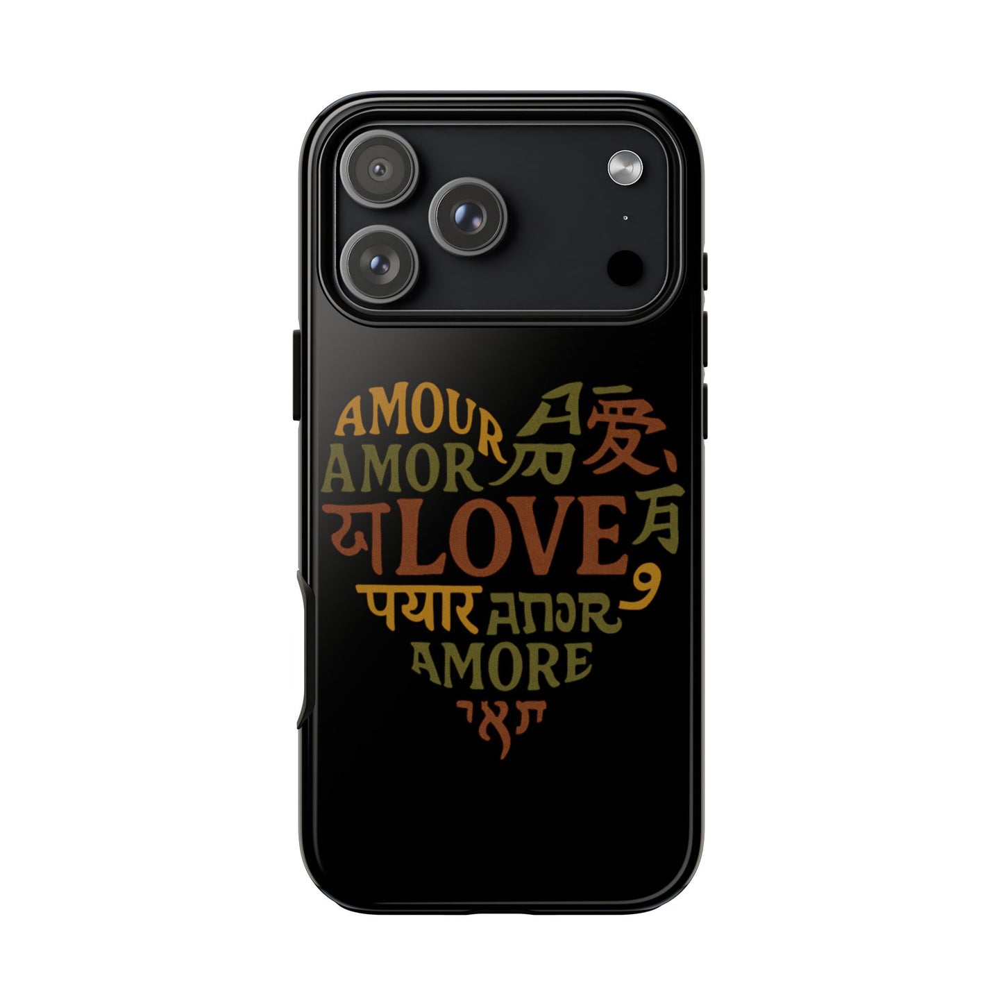 Phone Case — Multilingual 'Love' Heart Tough Case