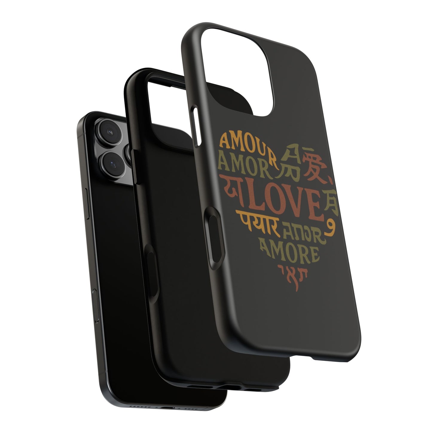Phone Case — Multilingual 'Love' Heart Tough Case