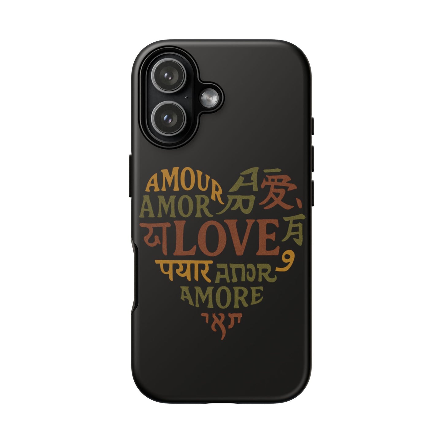 Phone Case — Multilingual 'Love' Heart Tough Case